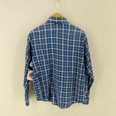 ラウンドハウス ROUND HOUSE 80s USA製 プリントネル長袖シャツ メンズ import:M