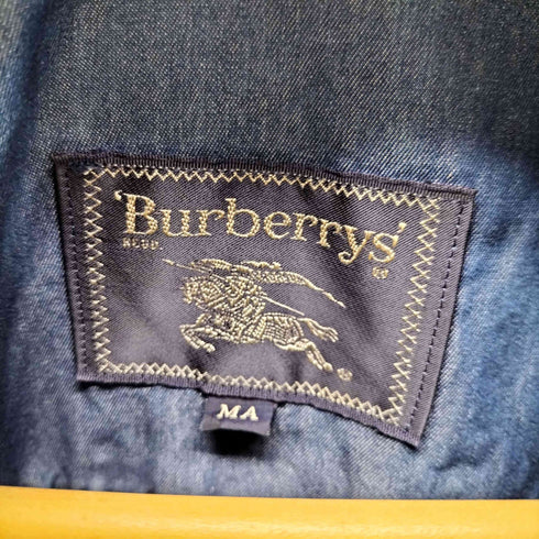 バーバリーズ BURBERRYS デニムブルゾン フード収納可 メンズ MA