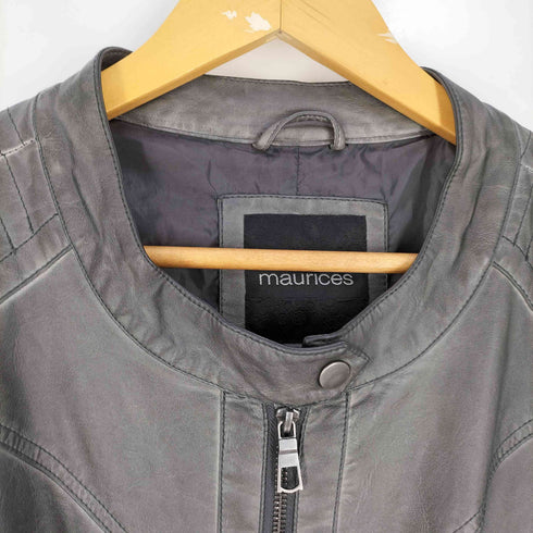 MAURICES リブ切替 コーティング シングルライダース メンズ 3