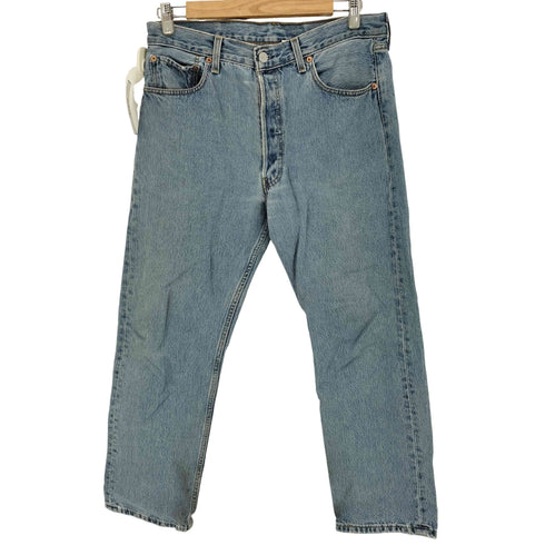 リーバイス Levis メキシコ製 ボタン裏647刻印 501 スカイブルー デニム メンズ