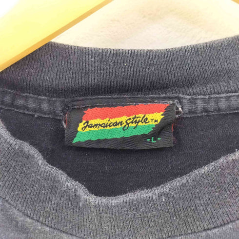Jamaican Style 90S シングルステッチ IRIEプリントTシャツ メンズ import:L