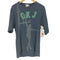 カルバンクラインジーンズ Calvin Klein Jeans 90S ロゴ ワッペン リブ編み ペイント クルーネック S/S Tシャツ メンズ import:XL