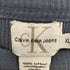 カルバンクラインジーンズ Calvin Klein Jeans 90S ロゴ ワッペン リブ編み ペイント クルーネック S/S Tシャツ メンズ import:XL