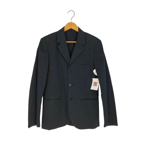 アニエスベーオム Agnes b.homme 90s ポリコットン ストライプ 3Bテーラードジャケット メンズ EUR:46
