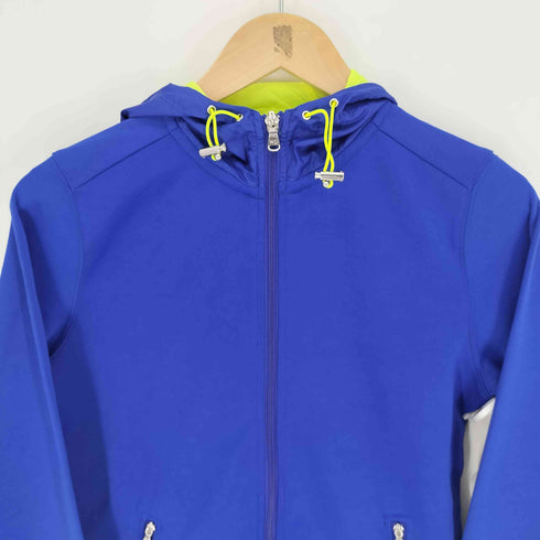 ラルフローレンゴルフ RALPH LAUREN GOLF ロゴ プレート ナイロン切替 ジップアップ パーカー ジャージ レディース import:S