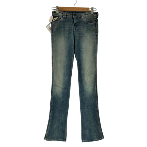 アルマーニジーンズ ARMANI JEANS ラインストーン フレアデニムパンツ レディース US:25
