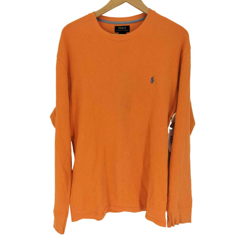 ポロラルフローレン POLO RALPH LAUREN ポニー刺繍 ワッフル L/S クルーネック Tシャツ メンズ JPN:XL