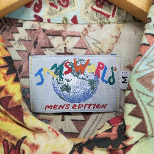 JAMSWORLD 総柄ボックスロングスリーブシャツ メンズ import:M