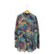 SILK CLUB シルク100 総柄シャツ メンズ import:XL