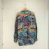SILK CLUB シルク100 総柄シャツ メンズ import:XL
