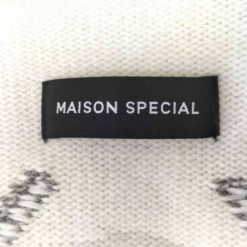 メゾンスペシャル MAISON SPECIAL Stitch Argyle Knit Vest レディース FREE