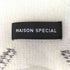メゾンスペシャル MAISON SPECIAL Stitch Argyle Knit Vest レディース FREE