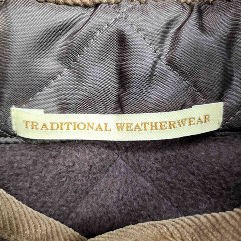 トラディショナルウェザーウェア Traditional Weatherwear フード付 キルティング ジャケット レディース 34