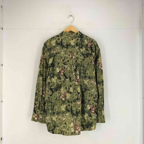 FIELD TESTED 鹿柄 ボタンダウンシャツ メンズ import:XL