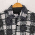 ネオス NEOS ADDICTIVE DESIGN ビッグシルエット フリンジ ブロックチェックS/Sシャツ メンズ JPN:XL