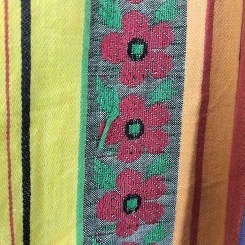 PARAGRAFF フラワー刺繍ボーダーフーディー メンズ import:XL