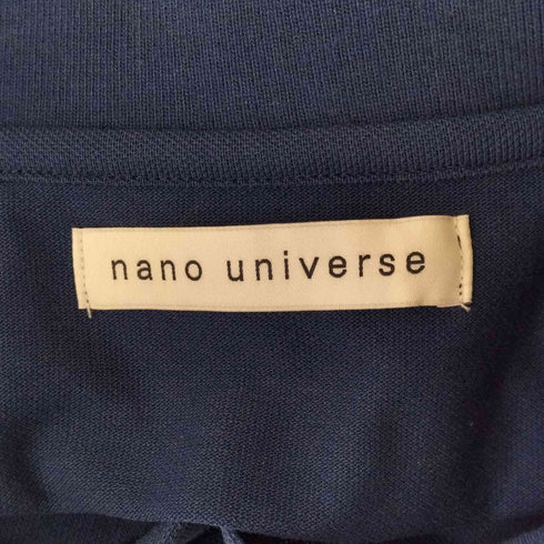 ナノユニバース NANO universe ナノベア鹿の子ポロシャツ 半袖 メンズ JPN:M