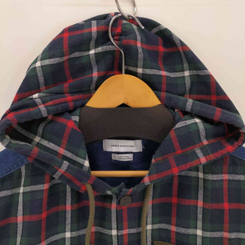 アーバンアウトフィッターズ URBAN OUTFITTERS Blocked Hooded Long Sleeve Overshirt Jacket メンズ JPN:L