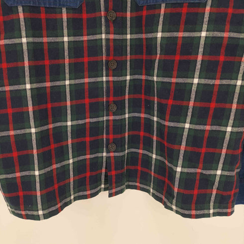 アーバンアウトフィッターズ URBAN OUTFITTERS Blocked Hooded Long Sleeve Overshirt Jacket メンズ JPN:L