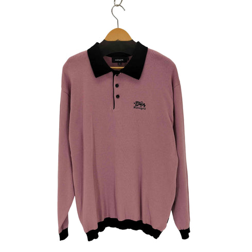 マハグリッド mahagrid LION LS KNIT POLO メンズ JPN:L