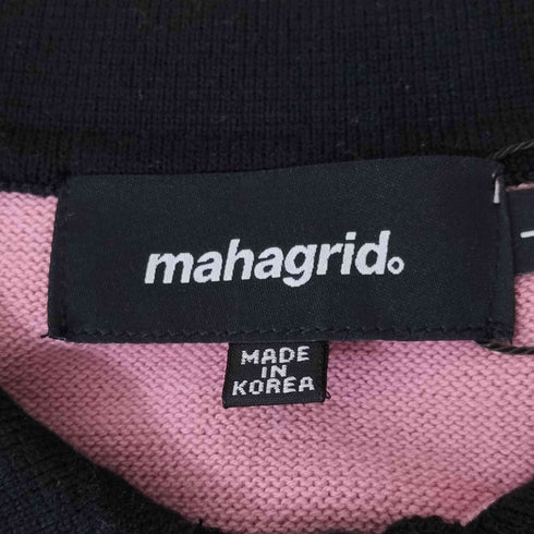 マハグリッド mahagrid LION LS KNIT POLO メンズ JPN:L