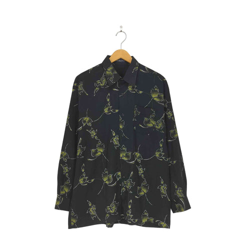 makku frien 花柄ボックスシャツ メンズ import:L