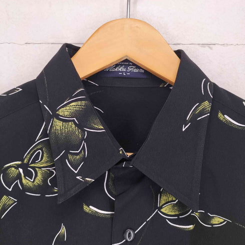 makku frien 花柄ボックスシャツ メンズ import:L