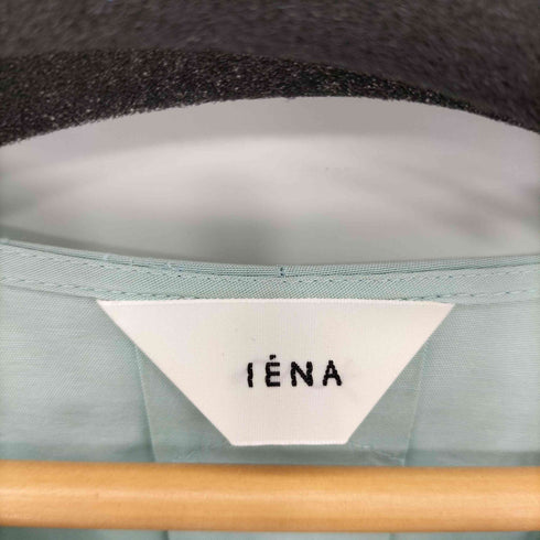 イエナ IENA フロントボタン ロングスリーブ タックブラウス レディース