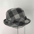 ハリスツイード Harris Tweed × Sorbatti ソルバッティ イタリア製 チェック柄 ウール ツイード ハット レディース L