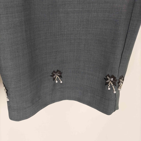 THE YON ビーズ刺繍イージーパンツ レディース FREE