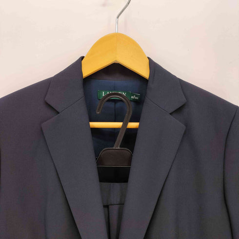ローレンラルフローレン LAUREN RALPH LAUREN ロゴ刻印 1B レーヨン混 テーラードジャケット パンツセットアップ レディース 6