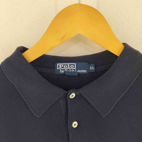ポロバイラルフローレン Polo by RALPH LAUREN 90S メキシコ製 長袖コットンポロシャツ メンズ XL