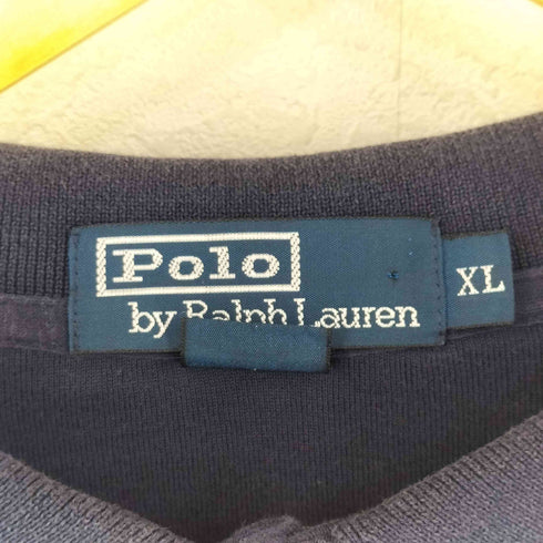 ポロバイラルフローレン Polo by RALPH LAUREN 90S メキシコ製 長袖コットンポロシャツ メンズ XL
