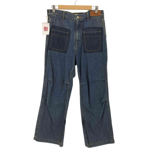マツフジ MATSUFUJI Denim Wide Trousers メンズ JPN:3