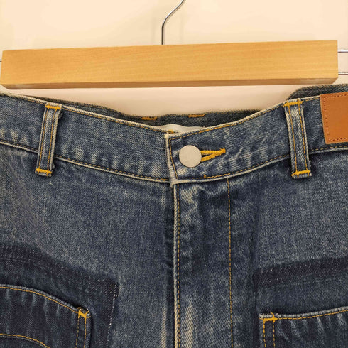 マツフジ MATSUFUJI Denim Wide Trousers メンズ JPN:3