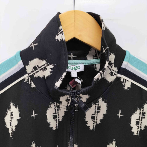 ケンゾー KENZO IKAT ジャカード トラックジャケット メンズ import:L