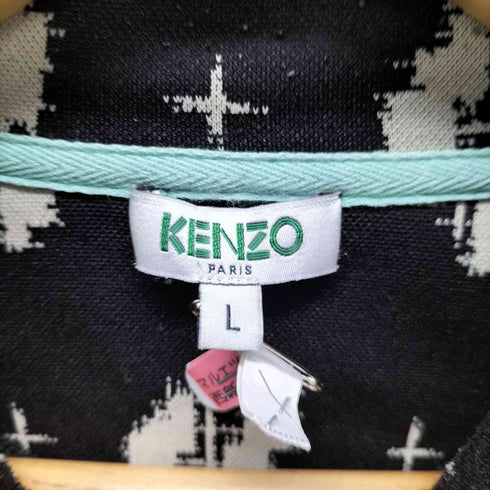 ケンゾー KENZO IKAT ジャカード トラックジャケット メンズ import:L