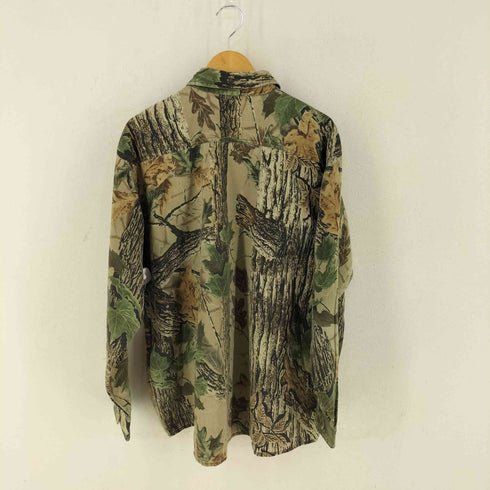 NWTF 90S USA製 リアルツリーカモ柄シャツ メンズ 2XL