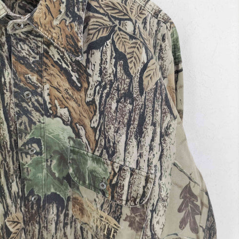 NWTF 90S USA製 リアルツリーカモ柄シャツ メンズ 2XL