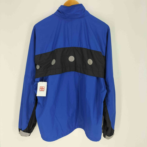 ナイキ NIKE 90-00S 白タグ ALPHA PROJECT アルファプロジェクト ドット 切替 ジップアップ ナイロンジャケット メンズ import:L