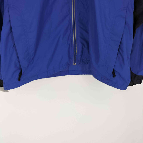 ナイキ NIKE 90-00S 白タグ ALPHA PROJECT アルファプロジェクト ドット 切替 ジップアップ ナイロンジャケット メンズ import:L