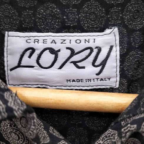 CREAZIONI LORY イタリア製 ロングスリーブ 柄シャツ メンズ