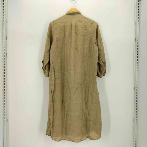 インディヴィジュアライズドシャツ individualized shirts USA製 リネン シャツ ワンピース レディース 14-1/2-28
