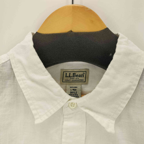 エルエルビーン L.L.Bean リネンレギュラーカラーS/S シャツ メンズ JPN:L