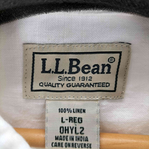 エルエルビーン L.L.Bean リネンレギュラーカラーS/S シャツ メンズ JPN:L