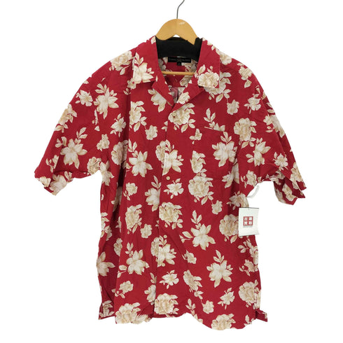 トミーヒルフィガー TOMMY HILFIGER コットンオープンカラーアロハシャツ メンズ JPN:XL