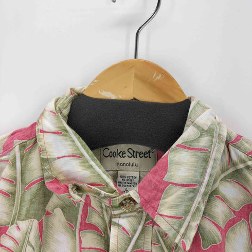クックストリート Cooke Street コットンレギュラーカラーS/S アロハシャツ メンズ JPN:L