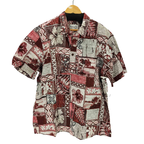 BISHOP St ハーフボタンアロハシャツ メンズ JPN:XL