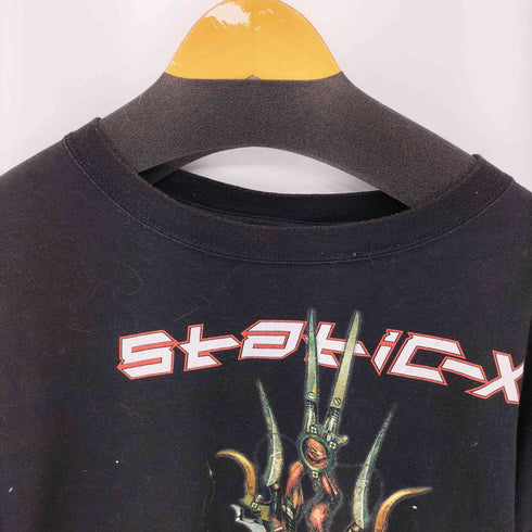 デルタ DELTA 00s バンドプリント コピーライト2001 クルーネックTシャツ メンズ import:XXL