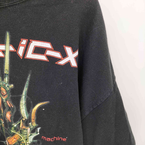 デルタ DELTA 00s バンドプリント コピーライト2001 クルーネックTシャツ メンズ import:XXL